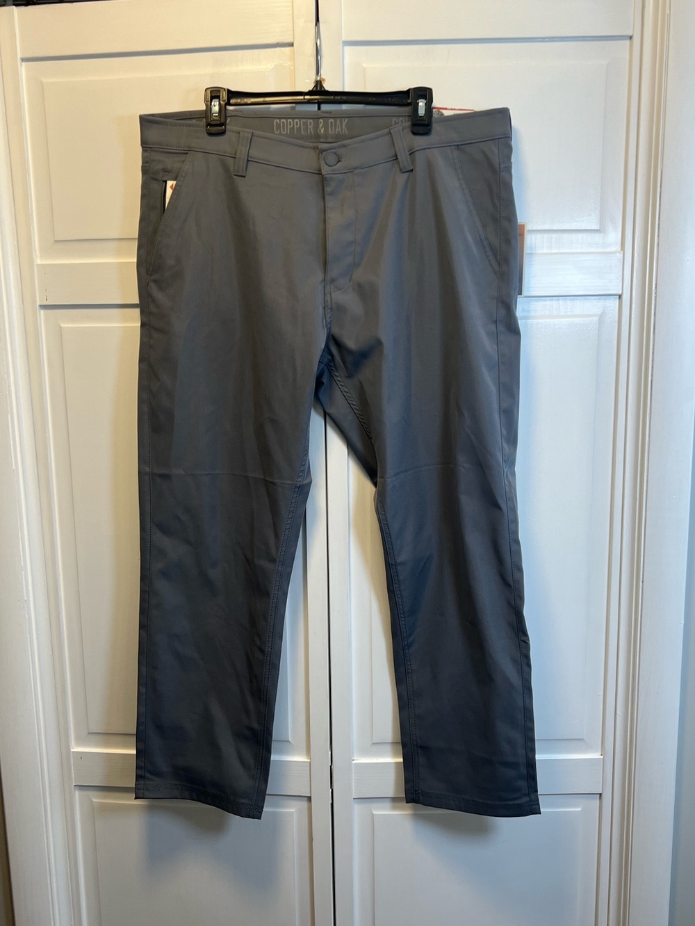 Copper & Oak Men’s Gray Momentum Utility Chino Pants Size 38